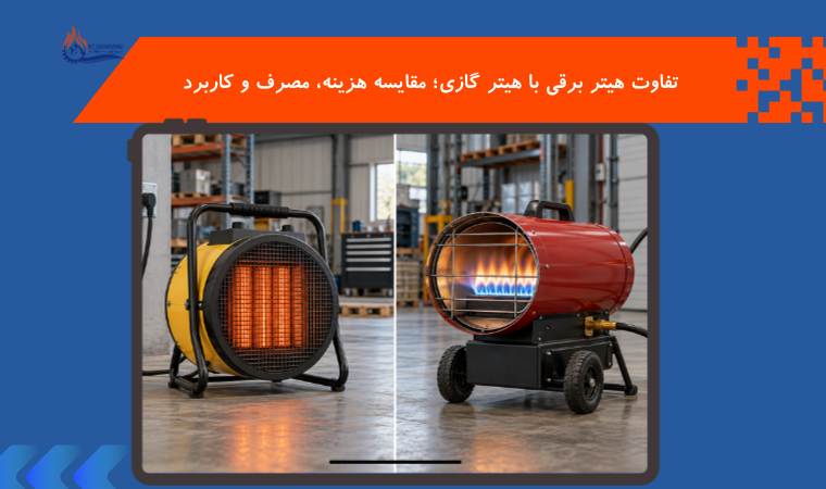 تفاوت هیتر برقی با هیتر گازی؛ مقایسه هزینه، مصرف و کاربرد